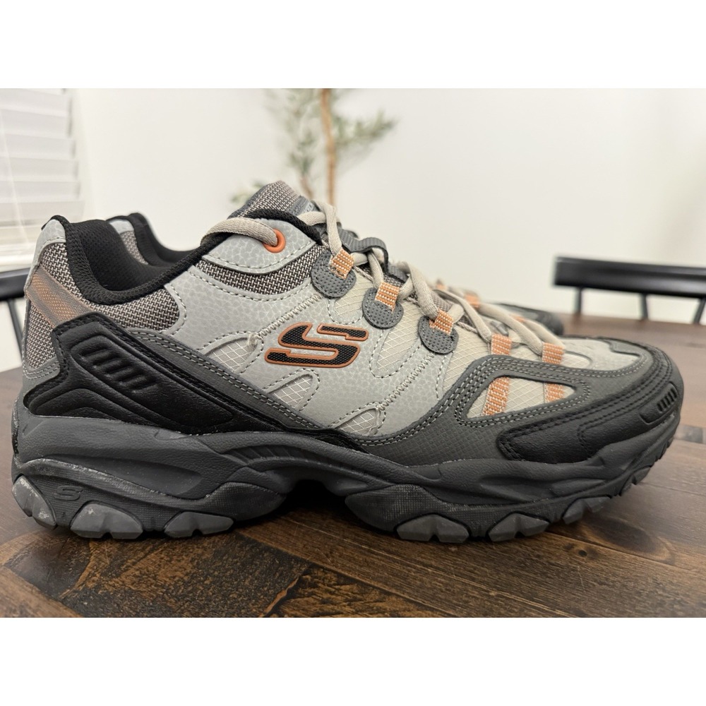 Skechers Men's Sparta 2.0 Leather Mesh Lace-up Sneaker Oxford Size 10.5 Mem Foam